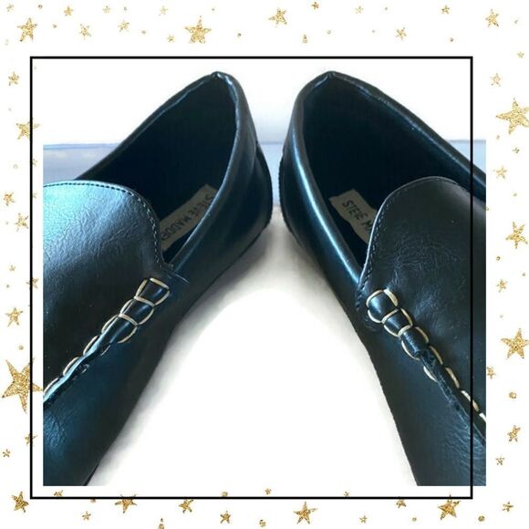 Steve Madden Black BCompton Boys Loafers 7 - Picture 4 of 6